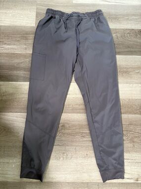 Natural Uniforms Gray Performance scrub Jogger Pants - Lightweight Activewear